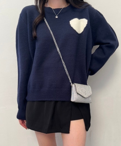 【美品•カシミヤ】5351プーラファム ネイティブジャガードニット Lサイズ