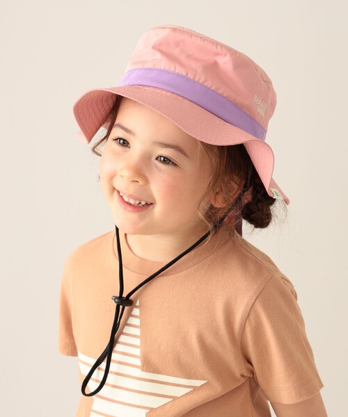 BEAMS mini（ビームスミニ）の「BEAMS mini / アドベンチャー ハット（52～54cm）（ハット・キッズ・ベージュ/ピンク/ネイビー・ONE SIZE）」の3枚目の写真