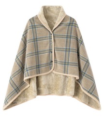 DAY CLOSET（デイ クローゼット）の「巻いたり羽織ったりポンチョにもなる ボア フリース 3WAYブランケット（ブランケット）」