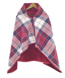 DAY CLOSET（デイ クローゼット）の「巻いたり羽織ったりポンチョにもなる ボア フリース 3WAYブランケット（ブランケット）」