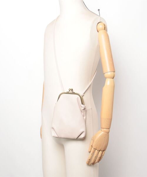 Legato Largo(レガートラルゴ)の「Legato Largo / パかっとがま口マイクロショルダー / LG-V0124(ショルダーバッグ・レディース・ブラック/キャメル/ダークグリーン/ベージュ/アイボリー・ONESIZE)」の9枚目の写真