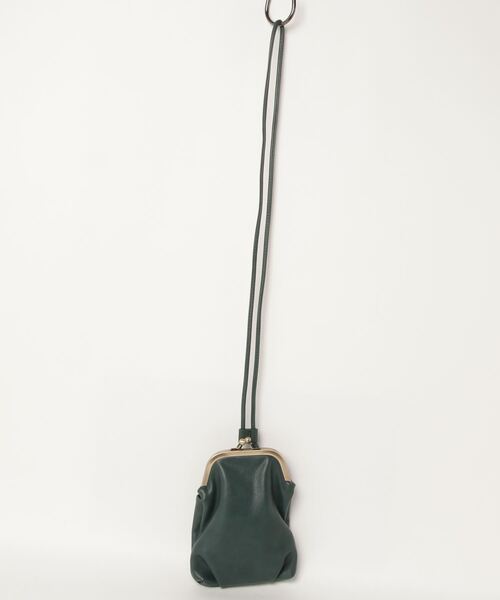 Legato Largo(レガートラルゴ)の「Legato Largo / パかっとがま口マイクロショルダー / LG-V0124(ショルダーバッグ・レディース・ブラック/キャメル/ダークグリーン/ベージュ/アイボリー・ONESIZE)」の10枚目の写真