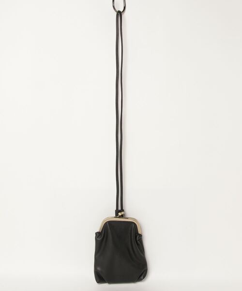 Legato Largo(レガートラルゴ)の「Legato Largo / パかっとがま口マイクロショルダー / LG-V0124(ショルダーバッグ・レディース・ブラック/キャメル/ダークグリーン/ベージュ/アイボリー・ONESIZE)」の11枚目の写真