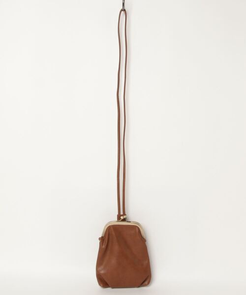 Legato Largo(レガートラルゴ)の「Legato Largo / パかっとがま口マイクロショルダー / LG-V0124(ショルダーバッグ・レディース・ブラック/キャメル/ダークグリーン/ベージュ/アイボリー・ONESIZE)」の12枚目の写真