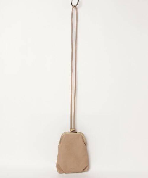 Legato Largo(レガートラルゴ)の「Legato Largo / パかっとがま口マイクロショルダー / LG-V0124(ショルダーバッグ・レディース・ブラック/キャメル/ダークグリーン/ベージュ/アイボリー・ONESIZE)」の13枚目の写真