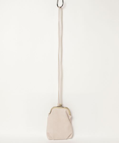 Legato Largo(レガートラルゴ)の「Legato Largo / パかっとがま口マイクロショルダー / LG-V0124(ショルダーバッグ・レディース・ブラック/キャメル/ダークグリーン/ベージュ/アイボリー・ONESIZE)」の14枚目の写真