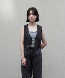 GANNI（ガニー）の「GANNI Drapey Stripe Suiting Waistcoat