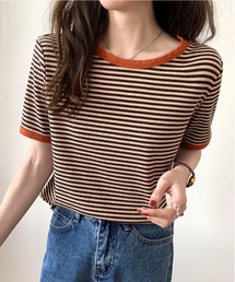 ボーダー半袖Tシャツ