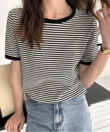 ボーダー半袖Tシャツ
