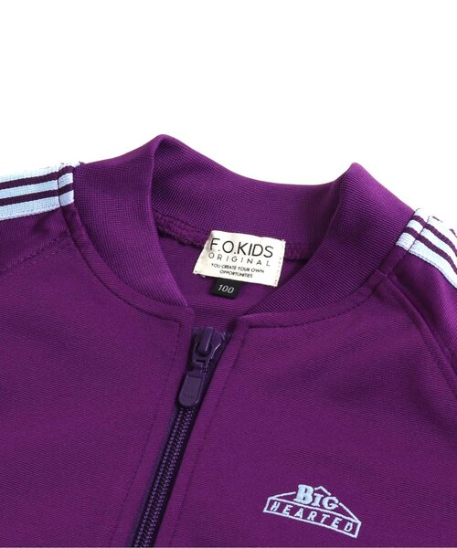 F.O.KIDS(エフオーキッズ)の「トラックスーツ(セットアップ・キッズ・ブラック/パープル/グリーン/グレー・100/110/120/90/150/130/80/95/140)」の12枚目の写真