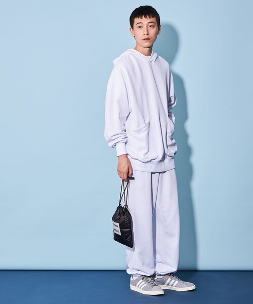 CITEN（シテン）の「＜CITEN＞ソフト スウェット フーディー（パーカー・メンズ・ブラック/ネイビー/ホワイト・L/S/M）」の7枚目の写真