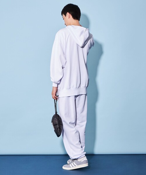 CITEN（シテン）の「＜CITEN＞ソフト スウェット フーディー（パーカー・メンズ・ブラック/ネイビー/ホワイト・L/S/M）」の9枚目の写真