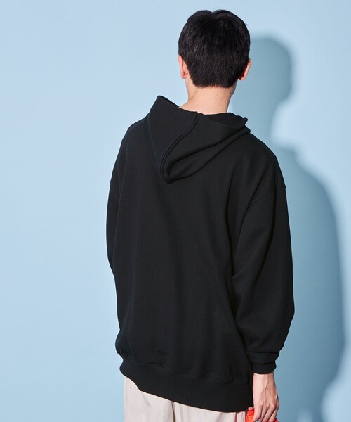 CITEN（シテン）の「＜CITEN＞ソフト スウェット フーディー（パーカー・メンズ・ブラック/ネイビー/ホワイト・L/S/M）」の12枚目の写真