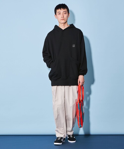 CITEN（シテン）の「＜CITEN＞ソフト スウェット フーディー（パーカー・メンズ・ブラック/ネイビー/ホワイト・L/S/M）」の13枚目の写真