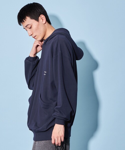 CITEN（シテン）の「＜CITEN＞ソフト スウェット フーディー（パーカー・メンズ・ブラック/ネイビー/ホワイト・L/S/M）」の15枚目の写真