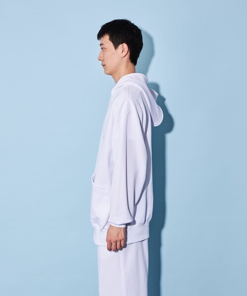 CITEN（シテン）の「＜CITEN＞ソフト スウェット フーディー（パーカー・メンズ・ブラック/ネイビー/ホワイト・L/S/M）」の20枚目の写真