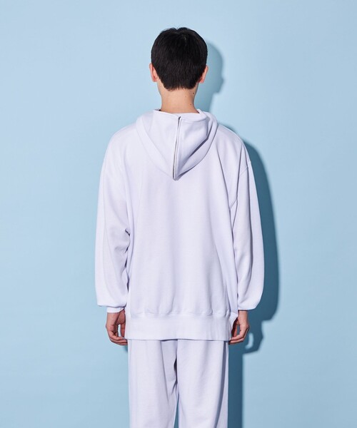 CITEN（シテン）の「＜CITEN＞ソフト スウェット フーディー（パーカー・メンズ・ブラック/ネイビー/ホワイト・L/S/M）」の21枚目の写真