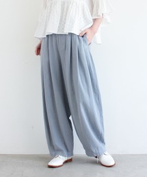 edodakiツイル　くったりタックパンツ