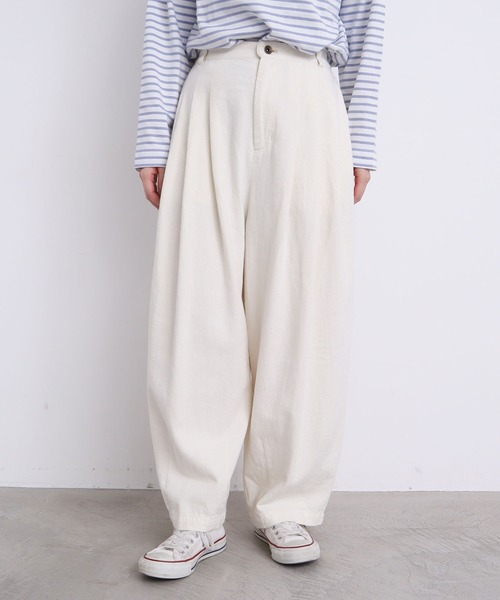 アトリエドゥサボンパンツ l'atelier du savon（アトリエドサボン）の「edodakiツイル くっ