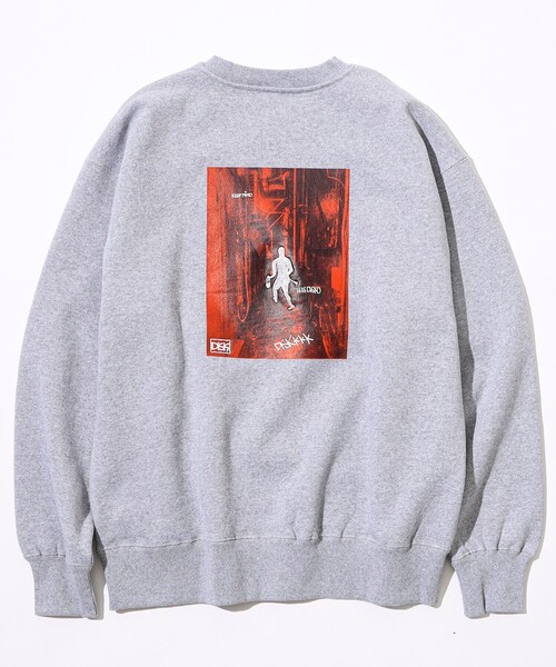 BEAMS T(ビームスティー)の「DISK × BEAMS T / Sweatshirt(スウェット・メンズ・グレー/グリーン・L/M/S/XL)」の1枚目の写真