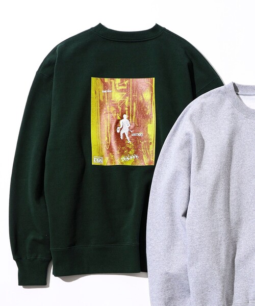 BEAMS T(ビームスティー)の「DISK × BEAMS T / Sweatshirt(スウェット・メンズ・グレー/グリーン・L/M/S/XL)」の15枚目の写真