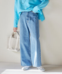 SLOBE IENA | 《追加2》LE DENIM バギーパンツ(デニムパンツ)