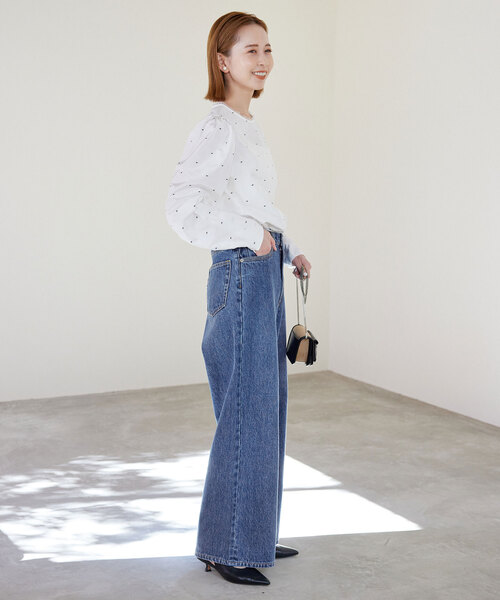 SLOBE IENA（スローブイエナ）の「《追加2》LE DENIM バギーパンツ