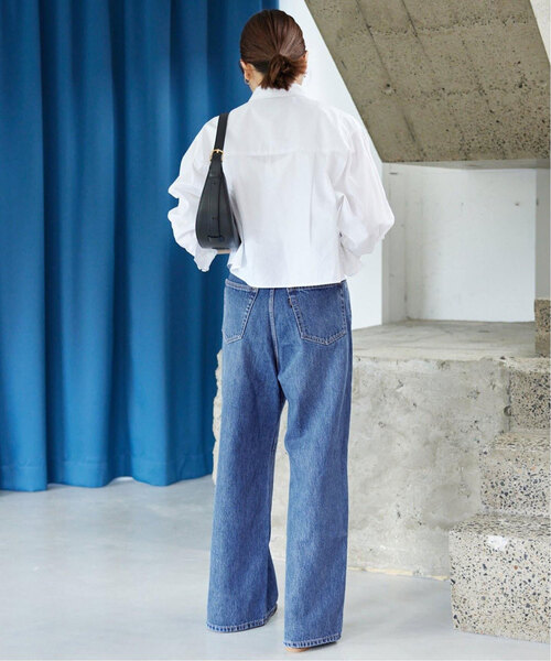 SLOBE IENA(スローブイエナ)の「《追加2》LE DENIM バギーパンツ(デニムパンツ・レディース・サックスブルー/ブルー・40/38/36/34)」の19枚目の写真