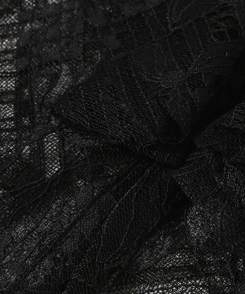 BEAMS BOY（ビームスボーイ）の「maturely / Lace Ruffle Blouse（シャツ/ブラウス・レディース・ブラック/ブルー系その他2・ONE SIZE）」の21枚目の写真