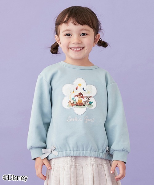 セール】【DISNEY WISH】グラフィック長T（Tシャツ/カットソー