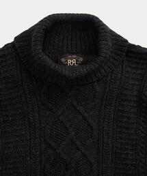 RRL（ダブル アール エル）の「コットンウール モックネック