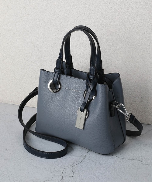 新品未開封 マーキュリーデュオ　 ショルダーバッグ　ハンドバッグ ブルー セール】【MERCURYDUO/マーキュリーデュオ】メタルアイレット