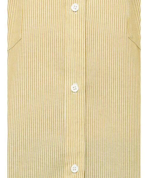 GYDA（ジェイダ）の「ストライプオーバーシャツ（シャツ/ブラウス・レディース・ライトブルー/イエロー/ネイビー/ピンク・FREE）」の7枚目の写真