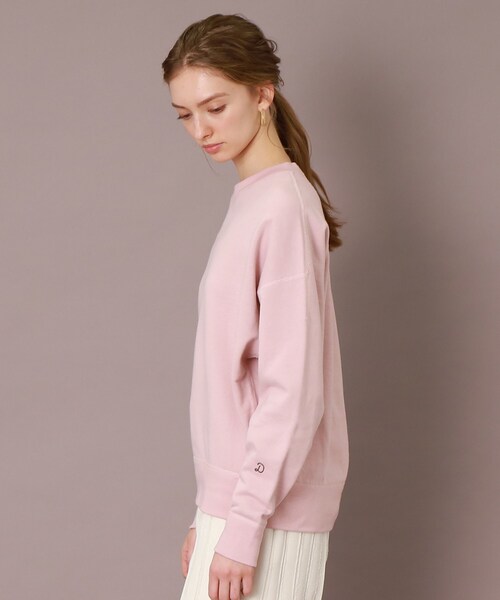 新品未使用♡ドレステリア　オーガニックコットン裏毛プルオーバーオフホワイト38 セール】◇オーガニックコットン裏毛プルオーバー（スウェット