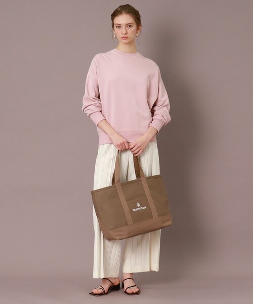 DRESSTERIOR（ドレステリア）の「◆オーガニックコットン裏毛プルオーバー（スウェット・レディース・ダークグレー/グリーン系/ベビーピンク/オフホワイト・34/36/38）」の18枚目の写真