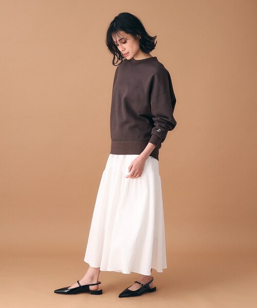 新品未使用♡ドレステリア　オーガニックコットン裏毛プルオーバーオフホワイト38 セール】◇オーガニックコットン裏毛プルオーバー（スウェット