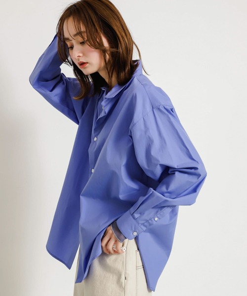 SENSE OF PLACE by URBAN RESEARCH（センスオブプレイスバイアーバンリサーチ）の「『ユニセックス』コンフォートレギュラーカラーシャツ（シャツ/ブラウス・メンズ・チャコールグレー/ライトブルー/その他1/その他2/その他3/ホワイト/その他4/ミント・LARGE/SMALL/MEDIUM）」の20枚目の写真