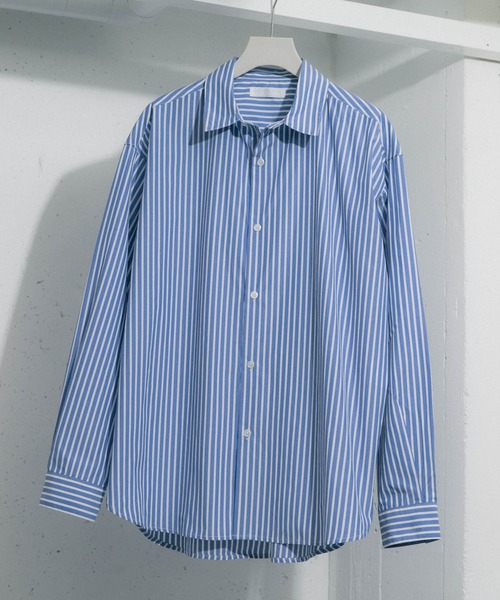 SENSE OF PLACE by URBAN RESEARCH（センスオブプレイスバイアーバンリサーチ）の「『ユニセックス』コンフォートレギュラーカラーシャツ（シャツ/ブラウス・メンズ・チャコールグレー/ライトブルー/その他1/その他2/その他3/ホワイト/その他4/ミント・LARGE/SMALL/MEDIUM）」の9枚目の写真