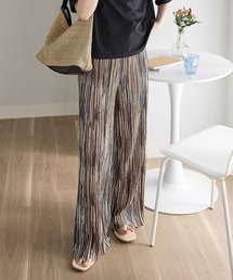 美品✨PLEATS PLEASE プリーツ　ロングパンツ　グリーン　黄緑色 daily daily super stretch pleats skirt / lime[FREE or LONG