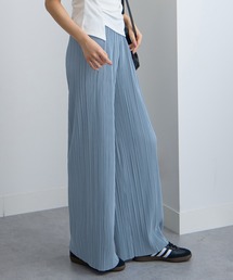 プリーツ」に該当するパンツ（ブルー・ネイビー/青色系）ファッション