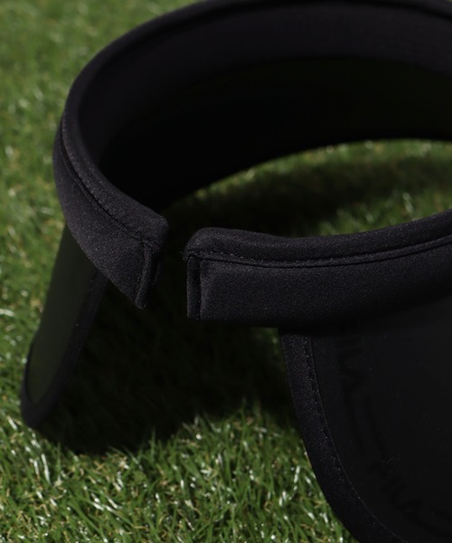 FILA（フィラ）の「【FILA/フィラ】FLW  PRINT CLIP VISOR/UV90% ロゴ刺繍クリップバイザー（サンバイザー・レディース・ブラック/ネイビー/ブラウン・FREE）」の12枚目の写真