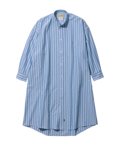 L.L.Bean（エルエルビーン）の「【JAPAN EDITION】オロノ・ロングスリーブ・ロング・シャツ（シャツワンピース・レディース・ブルー系その他2/イエロー系その他/タン/ブルー系その他・MEDIUM）」の11枚目の写真