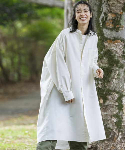 L.L.Bean（エルエルビーン）の「【JAPAN EDITION】オロノ・ロングスリーブ・ロング・シャツ（シャツワンピース・レディース・ブルー系その他2/イエロー系その他/タン/ブルー系その他・MEDIUM）」の13枚目の写真