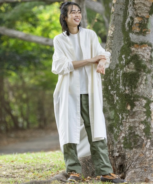 L.L.Bean（エルエルビーン）の「【JAPAN EDITION】オロノ・ロングスリーブ・ロング・シャツ（シャツワンピース・レディース・ブルー系その他2/イエロー系その他/タン/ブルー系その他・MEDIUM）」の14枚目の写真