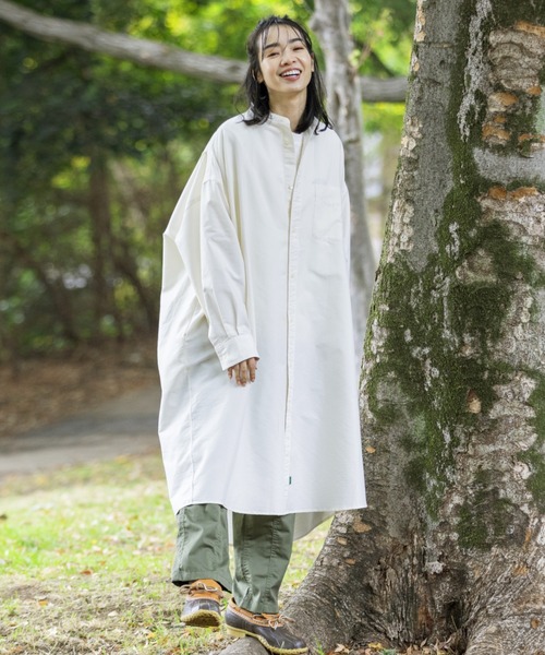 L.L.Bean（エルエルビーン）の「【JAPAN EDITION】オロノ・ロングスリーブ・ロング・シャツ（シャツワンピース・レディース・ブルー系その他2/イエロー系その他/タン/ブルー系その他・MEDIUM）」の17枚目の写真