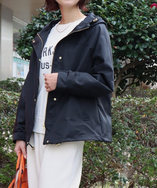 libelle more（リベル モア）の「【撥水・防汚】テフロン加工　マウンテンパーカー（マウンテンパーカー・レディース・オリーブ/グレイッシュベージュ/アイボリー/ブラック/ネイビー・M/L）」の16枚目の写真