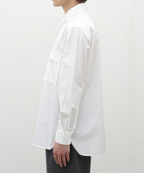 EDIFICE(エディフィス)の「【:colon / コロン】CSH-4 CTN Broad W-Pocket SH(シャツ/ブラウス・メンズ・ホワイト・3/1)」の4枚目の写真
