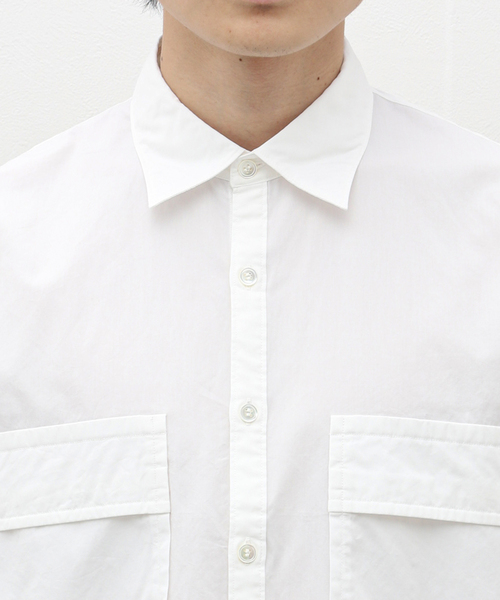 EDIFICE(エディフィス)の「【:colon / コロン】CSH-4 CTN Broad W-Pocket SH(シャツ/ブラウス・メンズ・ホワイト・3/1)」の6枚目の写真