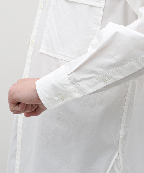 EDIFICE(エディフィス)の「【:colon / コロン】CSH-4 CTN Broad W-Pocket SH(シャツ/ブラウス・メンズ・ホワイト・3/1)」の9枚目の写真