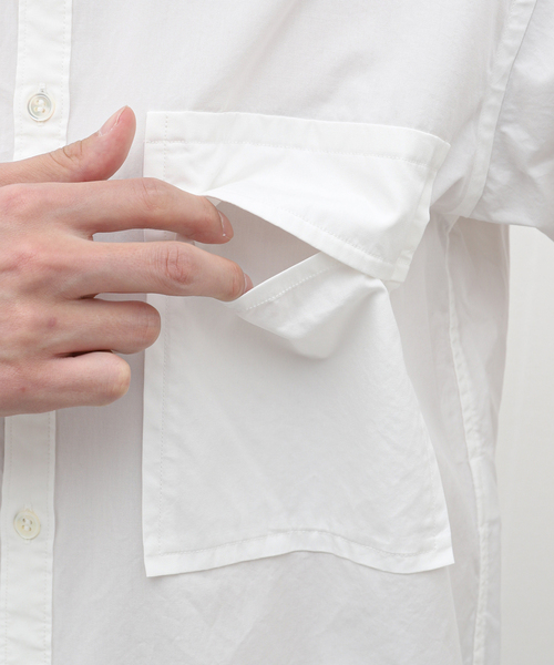 EDIFICE(エディフィス)の「【:colon / コロン】CSH-4 CTN Broad W-Pocket SH(シャツ/ブラウス・メンズ・ホワイト・3/1)」の10枚目の写真